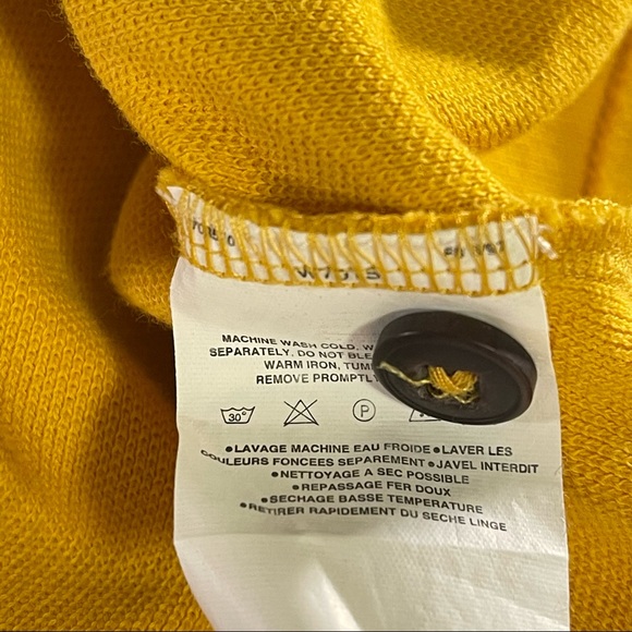 *FLAW* Men’s Patagonia Yellow/Gold Polo Shirt 👕 STYLE#52822 - Picture 13 of 17